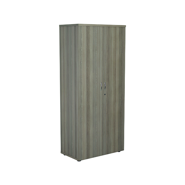 Jemini Wooden Cupboard 800x450x1800mm Grey Oak KF810582