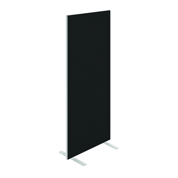 Jemini Floor Standing Screen 800x25x1800mm Black KF90694