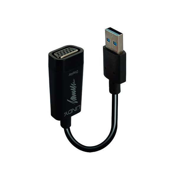 Lindy USB 3.0 to VGA Converter Black 43172