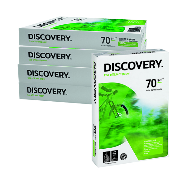 Discovery A4 70gsm White Paper (Pack of 2500) 59912