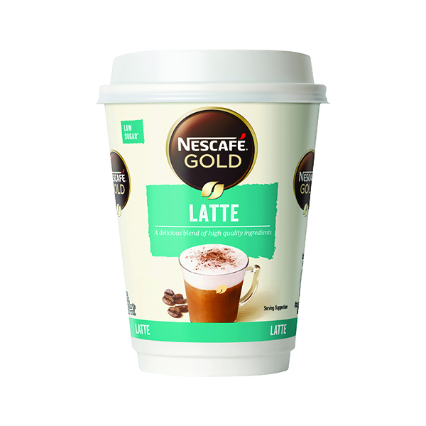 Nescafe and Go Gold Latte Coffee Cup 23g (Pack of 8) 12495378