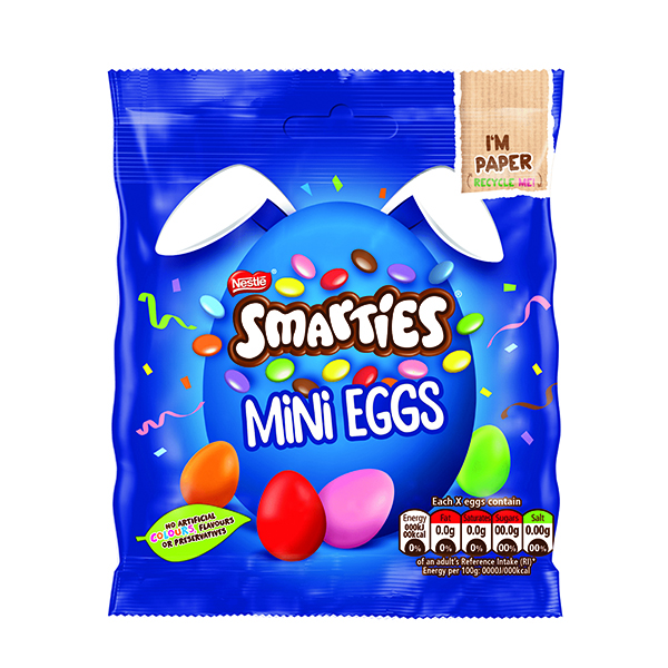 Nestle Smarties Mini Eggs 80g (Pack of 12) 12489827