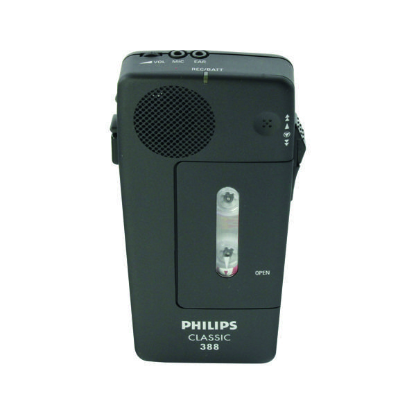 Philips Black Pocket Memo Voice Activated Dictation Recorder LFH0388