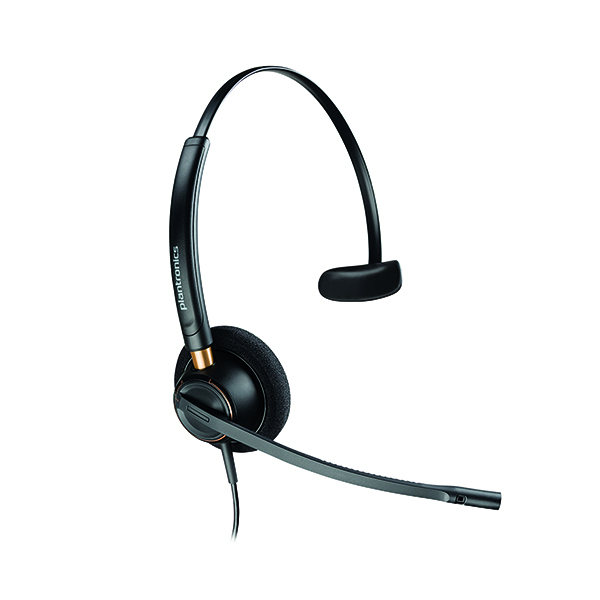 Plantronics EncorePro HW510 Customer Service Headset Monaural Noise-Cancelling 52633
