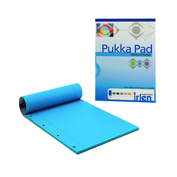Pukka Pad A4 Refill Pad Turquoise (Pack of 6) IRLEN50TURQUOIS