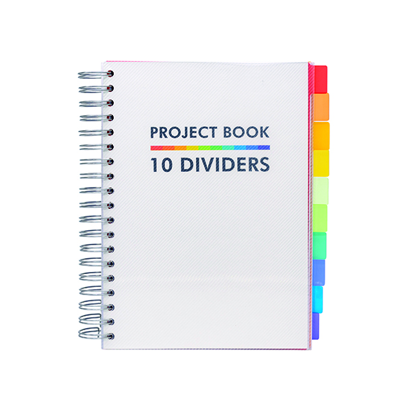 Pukka Pads Pukka Project Book with 10 Dividers B5 White 9603-PB