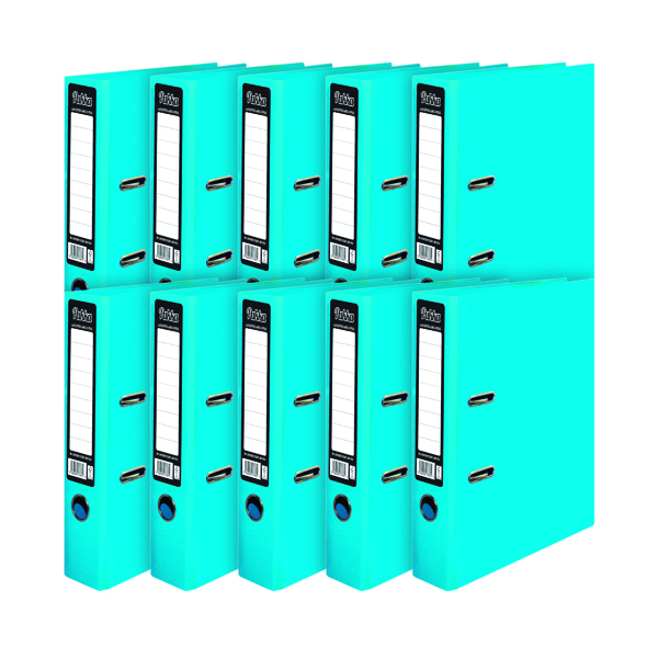 Pukka Brights Lever Arch File A4 Blue (10 Pack) BR-7761