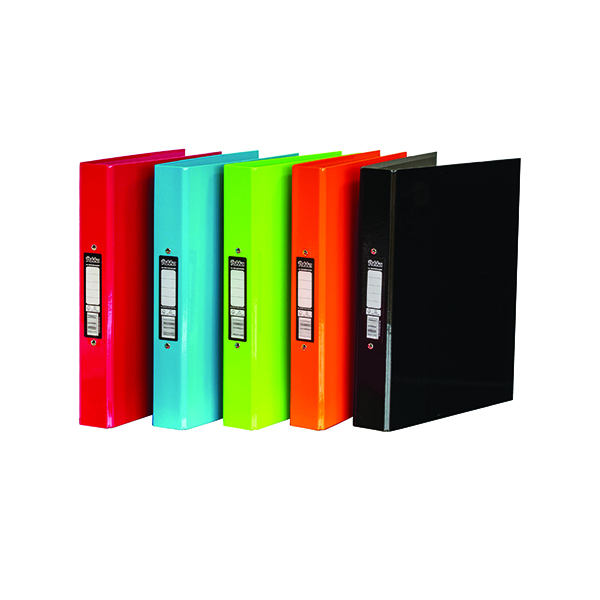 Pukka Brights Ringbinder A4 Assorted (10 Pack) BR-9449