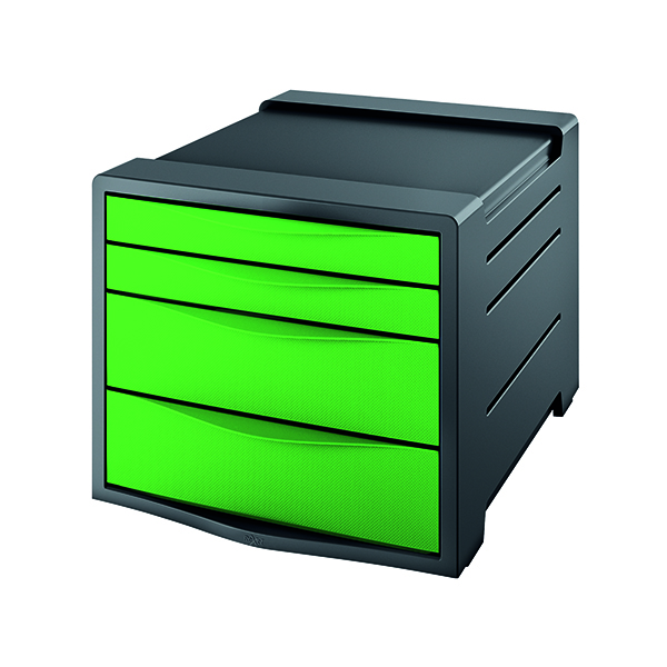 Rexel Choices Drawer Cabinet Green 2115612
