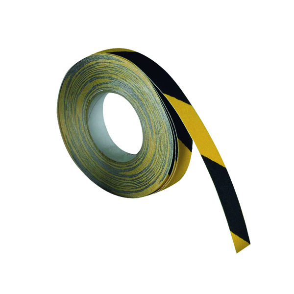 VFM Black /Yellow Self-Adhesive Anti-Slip Tape 50mmx18.3m 317720