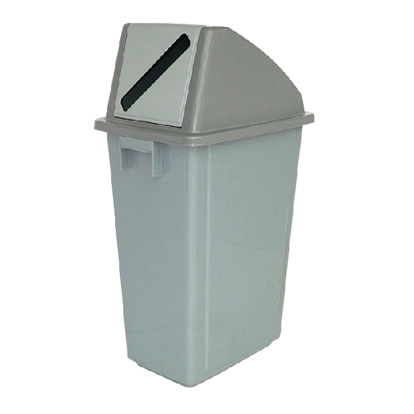 Recycling Container 60 Litre Paper Lid Grey 383013