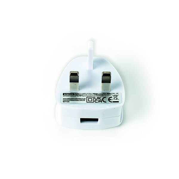Power Adapter Plug USB Type A 5V DC 2.1 Amp S1USBPLUG1PK4