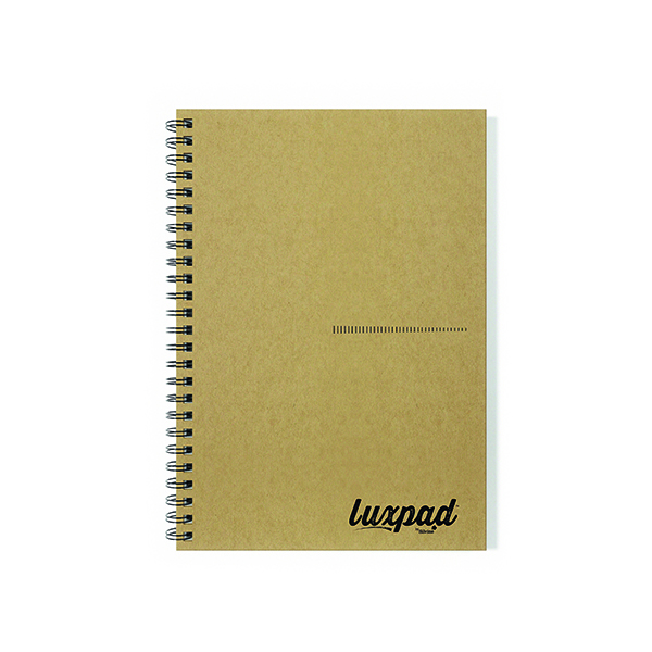 Silvine Luxpad Recycled Hardback Kraft Notebook 160pp A5 THBPINA5KR