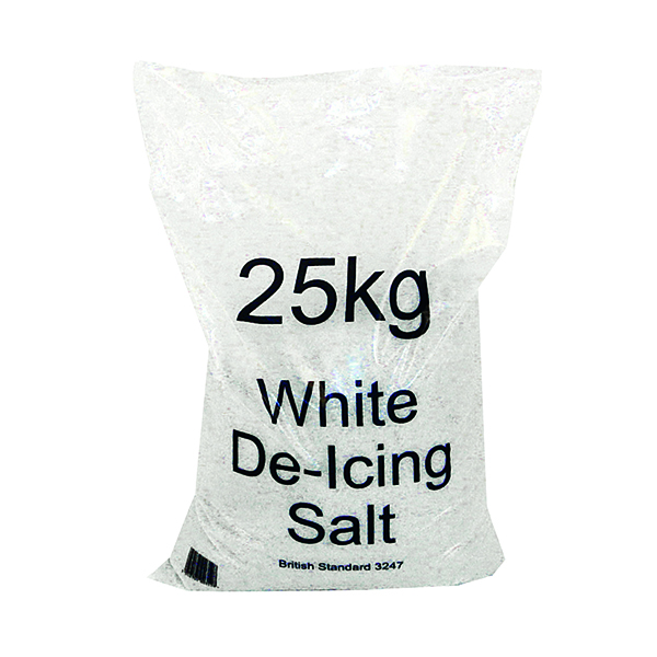 White Winter De-Icing Salt 25kg Bag (10 Pack) 383499