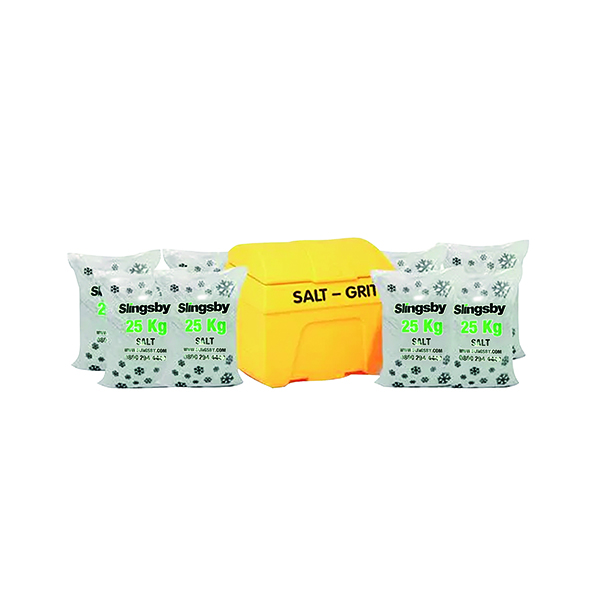 Fd Winter Salt/Grit Bin Basic Kit 200 Litre with 8x25kg Salt 360201