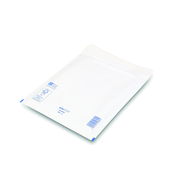 Bubble Lined Envelopes Size 5 220x265mm White (100 Pack) XKF71450