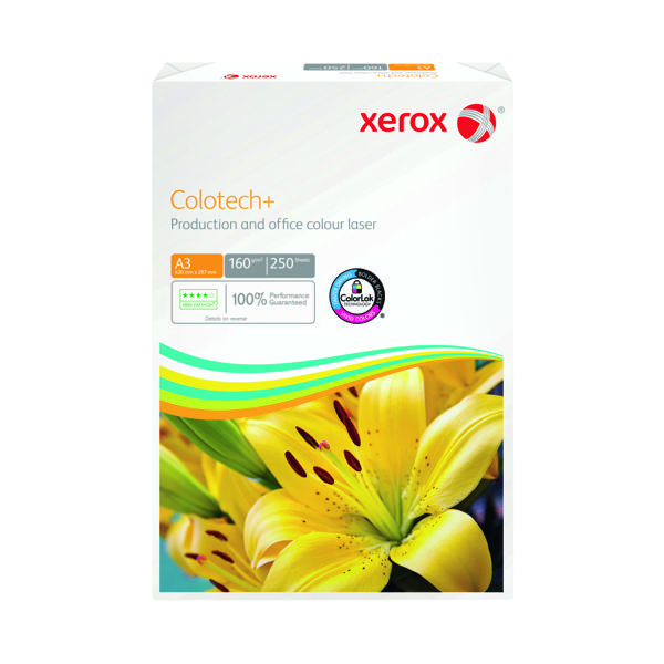 Xerox Colotech+ A3 Paper 160gsm White (Pack of 250) 003R99015